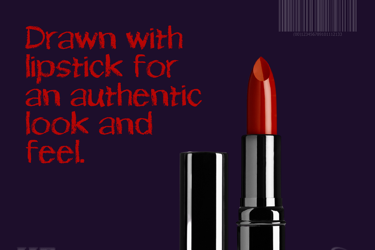 Lipstick Font No Tutorial Required, a Sans Serif Font by HyperFluro (Photo 5 of 7)