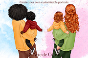 My Lovely Baby Clipart, Mom and Baby, a Person Illustration by ArtedeCatrin (Thumbnail 5 of 10)