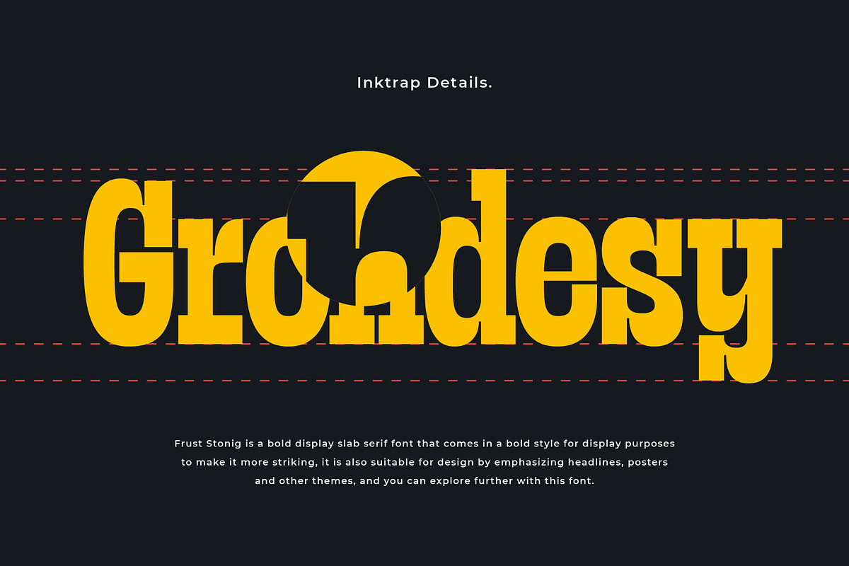 Frust Stonig - Inktrap Slab Serif, a Slab Serif Font by Variatype (Photo 7 of 12)