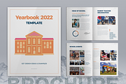 School Yearbook Template Brochure, a Brochure Template by Boris Cupac (Thumbnail 1 of 7)