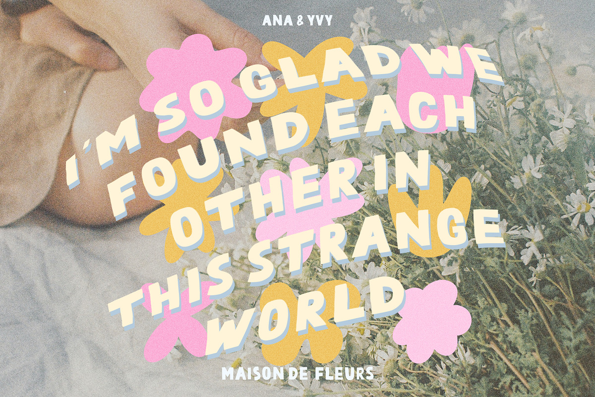 Maison de Fleurs | Marker Font Trio, a Handwritten Font by ana & yvy (Photo 10 of 12)
