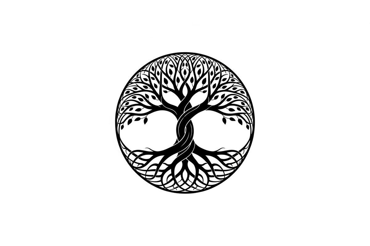 Sacred Tree of Life Vector Bundle, an Illustration by Designs_River (Photo 46 of 51)