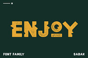 SABAK Sans Serif Style, a Sans Serif Font by West Weird (Thumbnail 9 of 9)