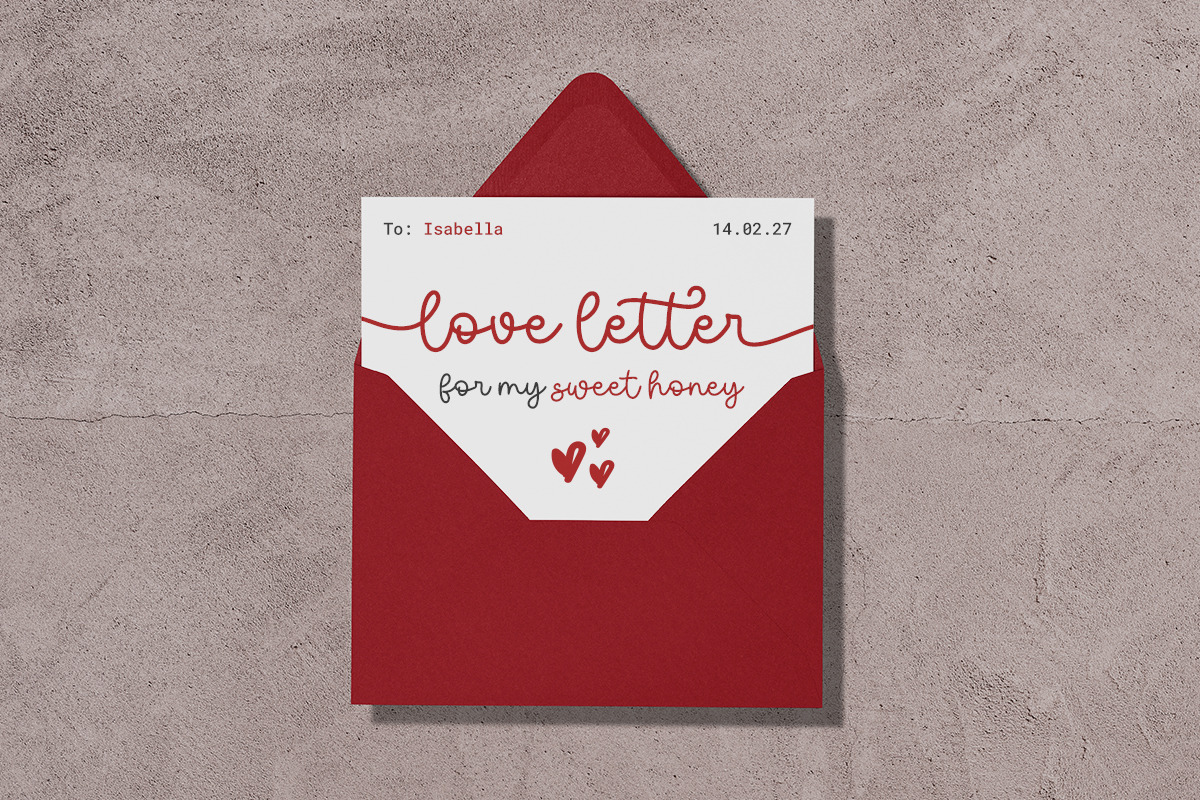I Love You, a Handwritten Font by Mozatype (Photo 10 of 10)