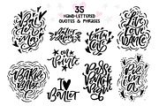 Ballet Lettering & Clipart, a Decorative Illustration by PicByKate (Thumbnail 2 of 9)