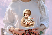 Watercolor Nativity Scene Clipart, an Illustration by designcity5 (Thumbnail 5 of 5)