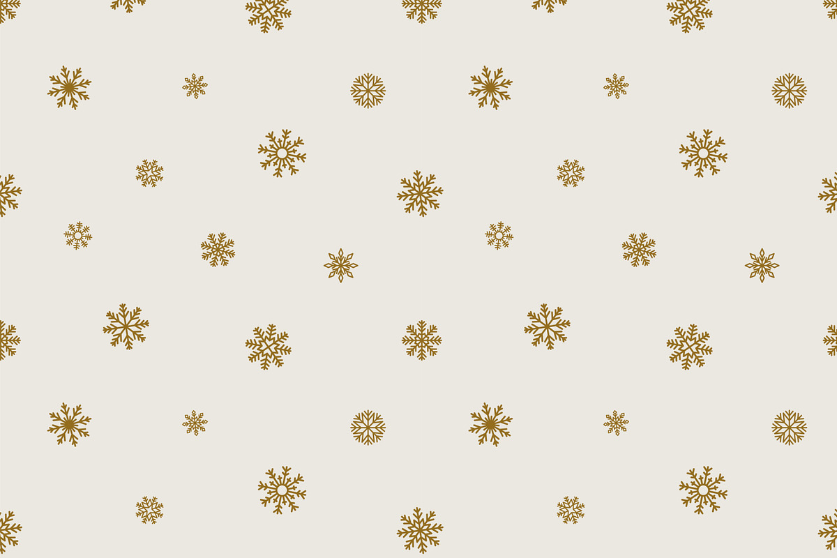 Winter snow flakes seamless patterns, a Pattern Graphic by Good Studio (Photo 4 of 9)