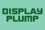Display Plump Font, a Sans Serif Font by GG Design (Thumbnail 1 of 6)