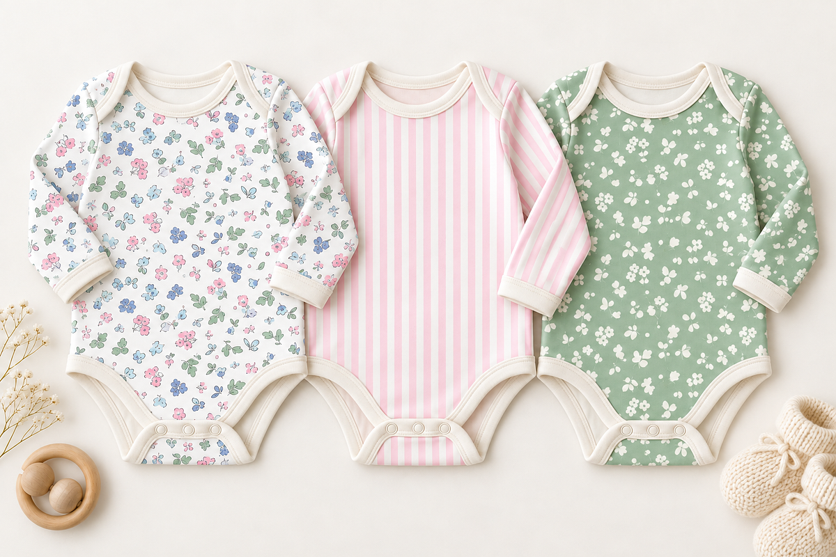 Baby Floral Seamless Patterns, a Wallpaper Graphic by Lembrik's Artworks (Photo 6 of 9)