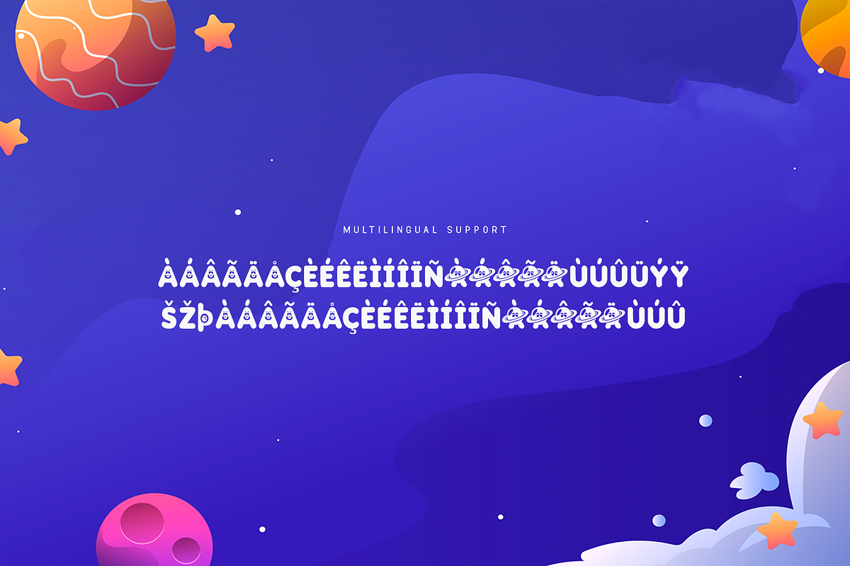 Skyforge - A Modern Space Kids Font, a Sans Serif Font by overlaytemplates (Photo 5 of 5)