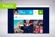 FlatCV -WordPres Resume / Portfolio, a WordPress Template by ThemeREX (Thumbnail 1 of 3)