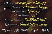 Just Peachy Script Typeface, a Handwritten Font by graphiklee (Thumbnail 8 of 8)