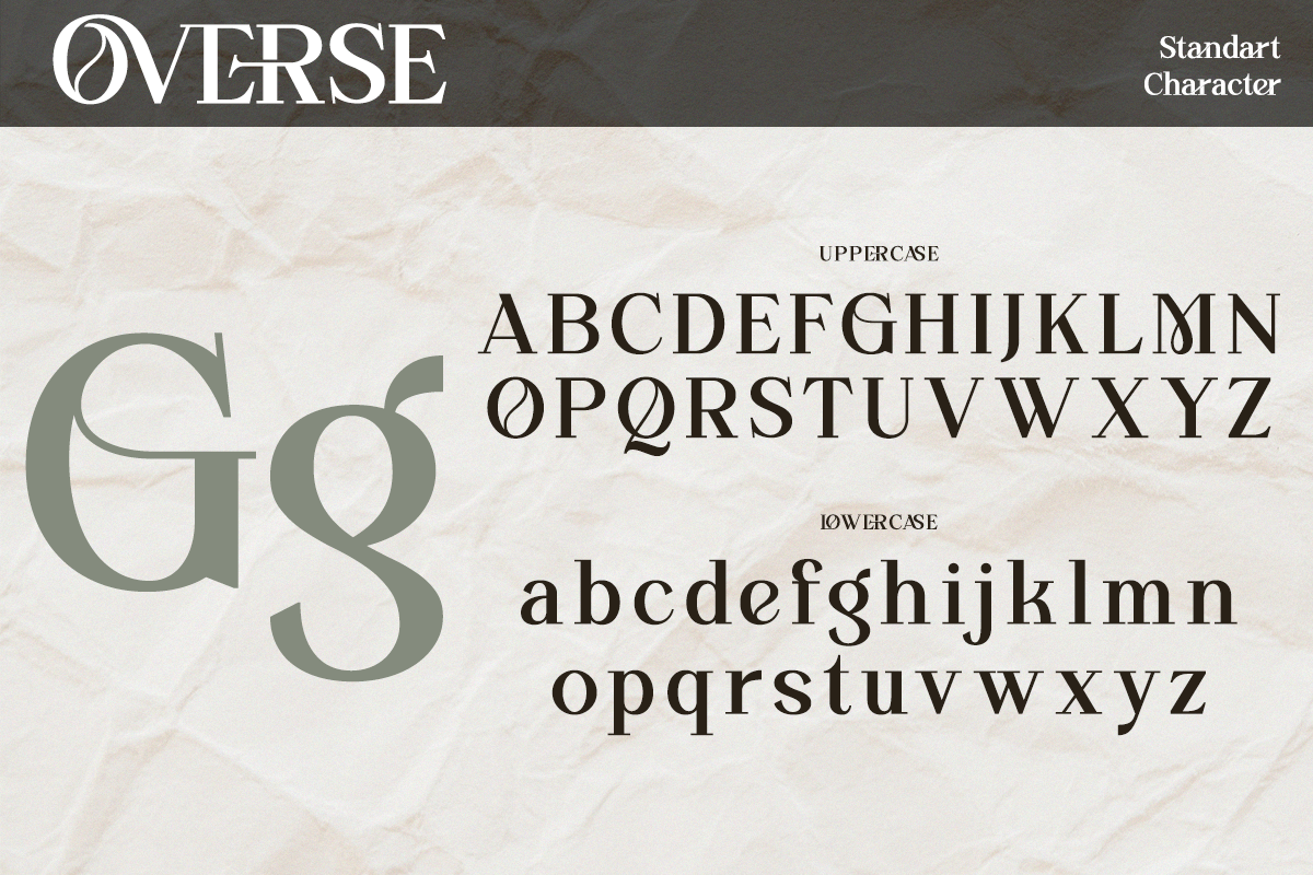 Overse - Modern Serif Typeface, a Serif Font by Font Liner (Photo 9 of 12)