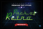 Retro #1 - 20 Text Styles, a Layer Style Add-On by Jonas Stensgaard (Thumbnail 13 of 23)