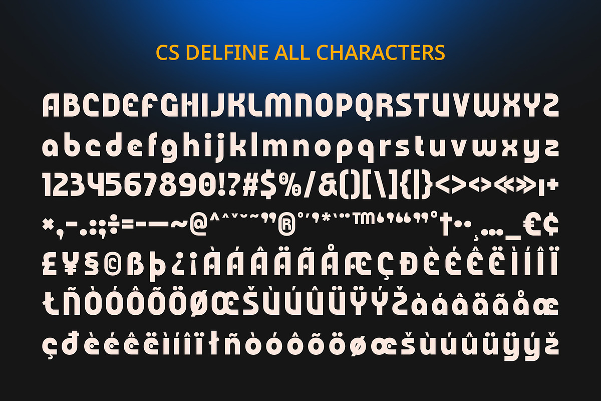 CS Delfine – Bold Font, a Sans Serif Font by Craft Supply Co. (Photo 8 of 8)