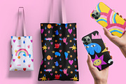 hand made plasticine clay shapes, a Texture Illustration by okchizh (Thumbnail 4 of 9)