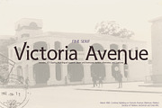 Victoria Avenue & Extras, a Serif Font by Design 265 (Thumbnail 1 of 6)