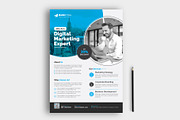Corporate Business Flyer Template, a Flyer Template by GraphicsBurg (Thumbnail 1 of 3)