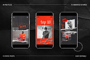 Grunge Instagram Templates Ps, Canva, a Social Media Template by Marie T (Thumbnail 8 of 18)