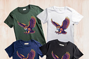 Barn owl spreads its wings to fly, an Animal Illustration by yod67 (Thumbnail 7 of 10)