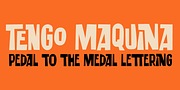 Tengo Maquina, a Handwritten Font by One Eyed Squid (Thumbnail 1 of 6)