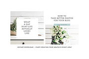 Magnolia Instagram Templates, a Social Media Template by Coded Creative (Thumbnail 3 of 5)