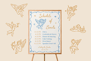 Whimsical Wedding Clipart Collection