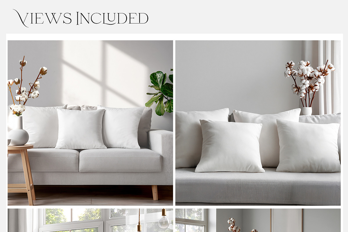 Throw Pillows Mockups, a Household Mockup by mock-ups (Photo 2 of 31)