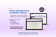 Etsy Product Tool - Excel, an App Template by Ardent Workshop (Thumbnail 2 of 5)