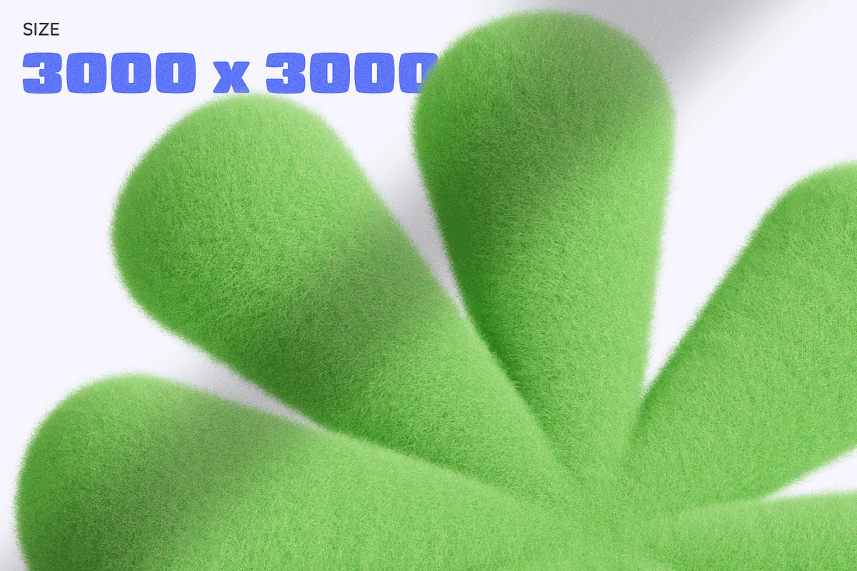 100 Fluffy 3D Elements, an Object Graphic by Tridimensi Pro (Photo 3 of 18)