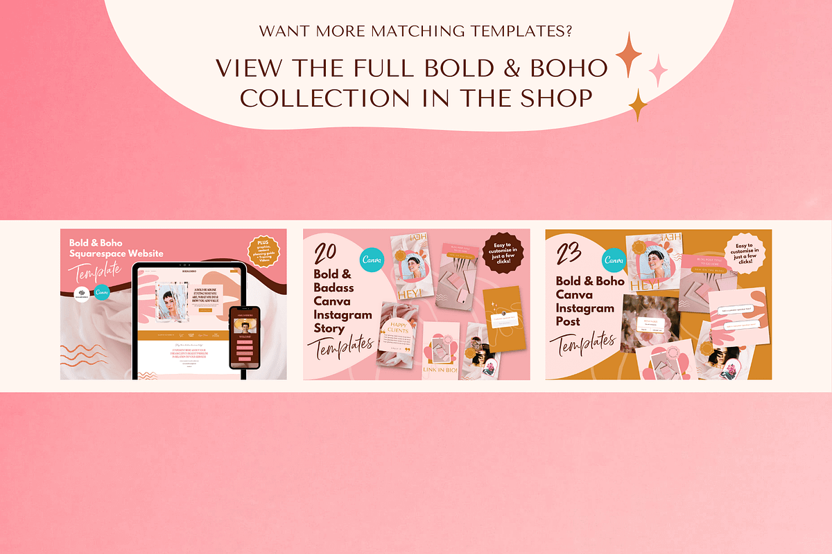 Boho logo design, Canva Branding Kit, a Branding & Logo Template by Kurly Creative (Photo 11 of 12)