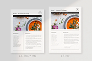 Minimal Recipe Template Canva, a Stationery Template by frommakertomaker (Thumbnail 5 of 7)