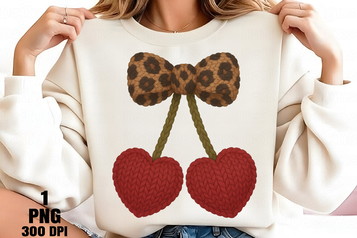 Faux Crochet Valentines Day Png, an Illustration by Daily.Designs (Photo 5 of 5)