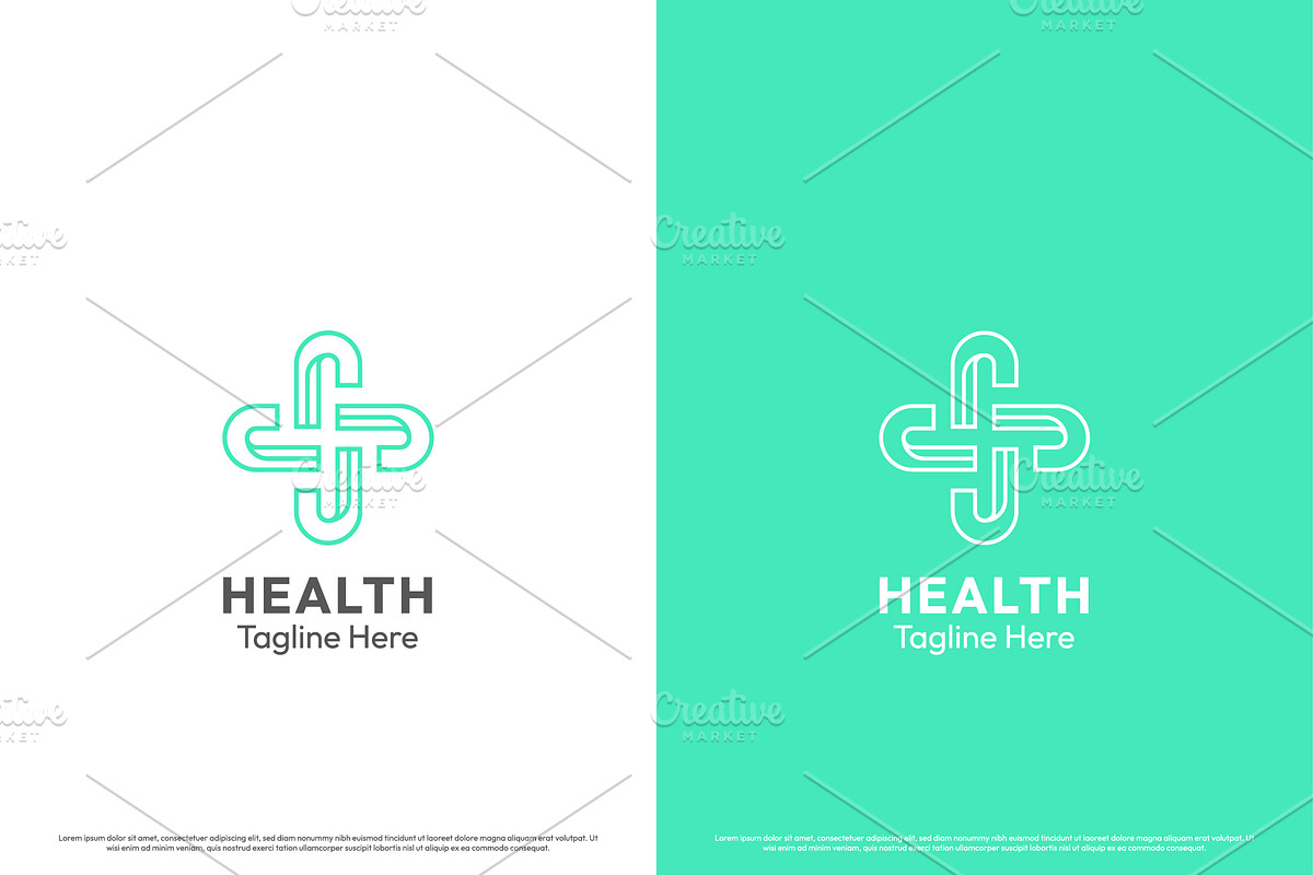 Abstract Health Plus Medic Logo Icon, a Branding & Logo Template by Morvana Crew