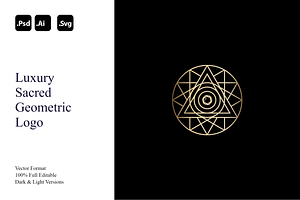 Luxury Sacred Geometric Logo, a Branding & Logo Template by Luxury Logos