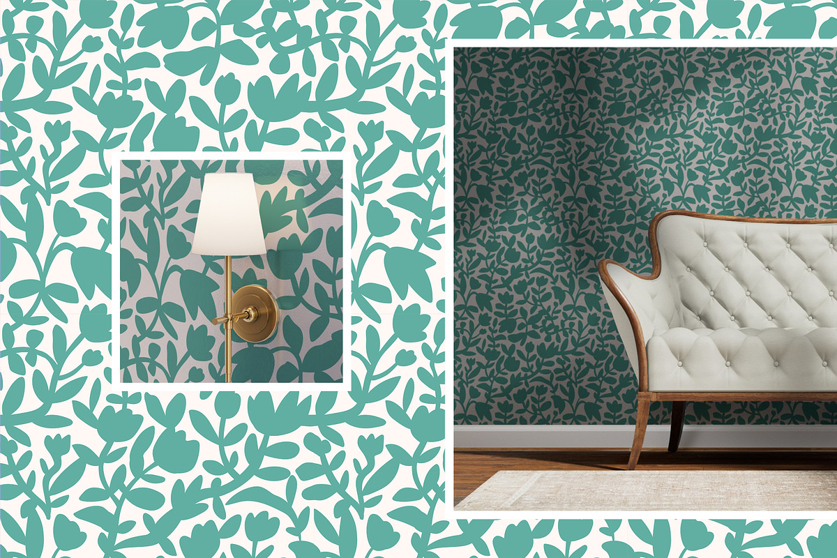 Abstract floral shapes - pattern set, a Pattern Graphic by Alenkakarabanova (Photo 4 of 5)