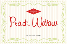 Peach Willow - Cute Handwritten Font