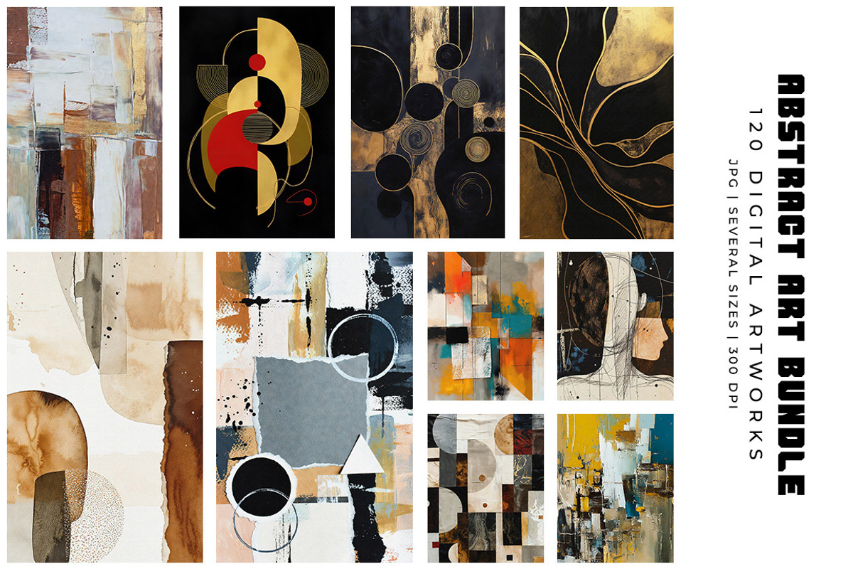 Abstract Digital Art Bundle, a Decorative Illustration by Digital Art Creations (Photo 10 of 12)