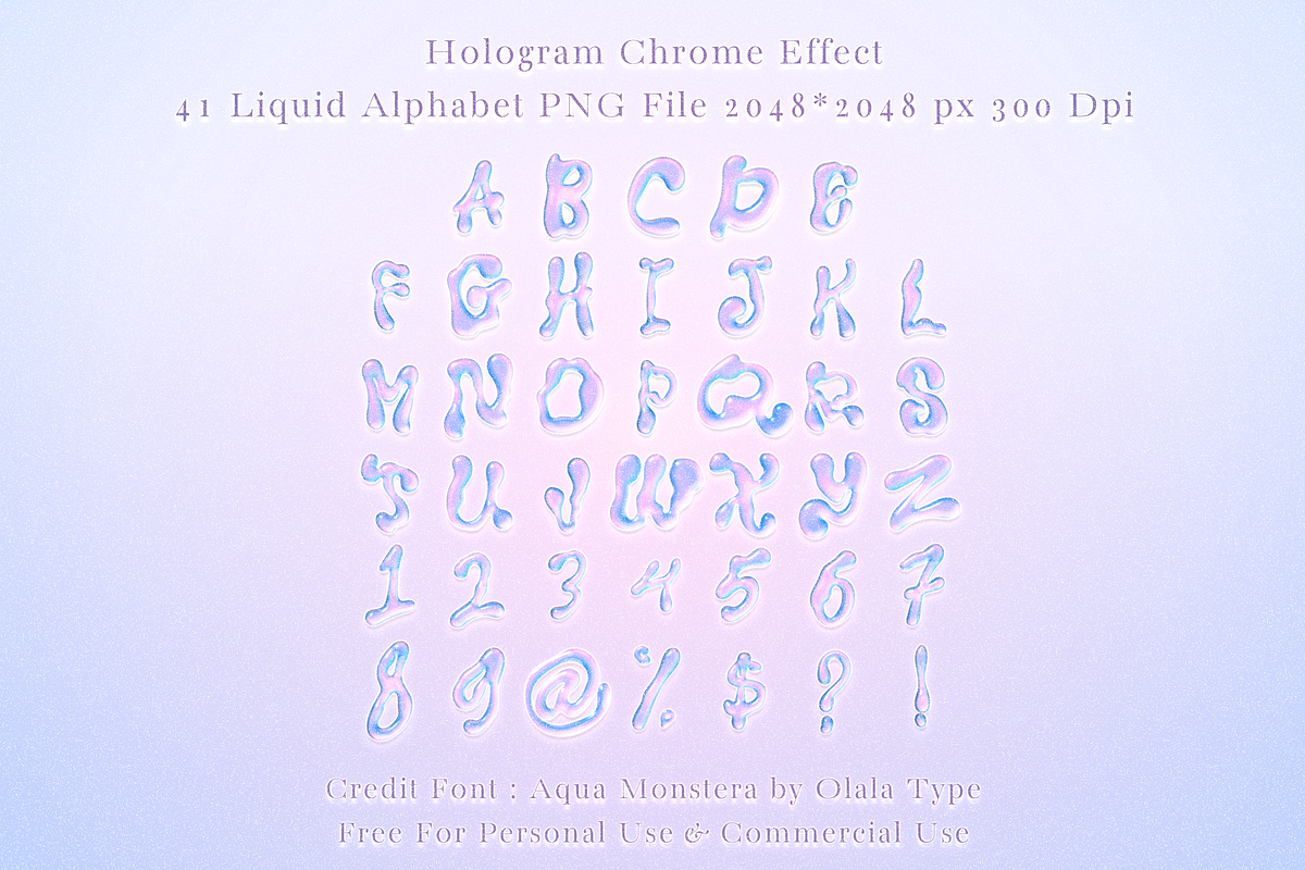 Y2K hologram chrome collection, an Object Graphic by JaoGam (Photo 3 of 3)