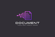 Document File Sharing Network Logo, a Branding & Logo Template by Signatoro (Thumbnail 2 of 2)