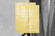 Awake - Blackletter Groovy, a Blackletter Font by ClevUs (Thumbnail 5 of 12)