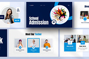 Admission Education Presentation, a Presentation Template by KreateTribe (Thumbnail 1 of 6)