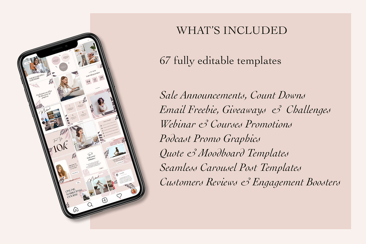 Entrepreneur Instagram Marketing, a Social Media Template by Kseniia_Design (Photo 3 of 12)