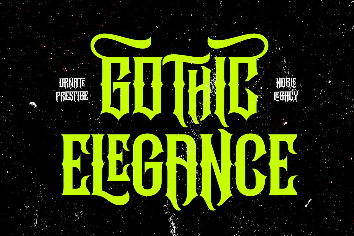 Underock - Blackletter Style, a Blackletter Font by Arterfak Project (Photo 6 of 11)
