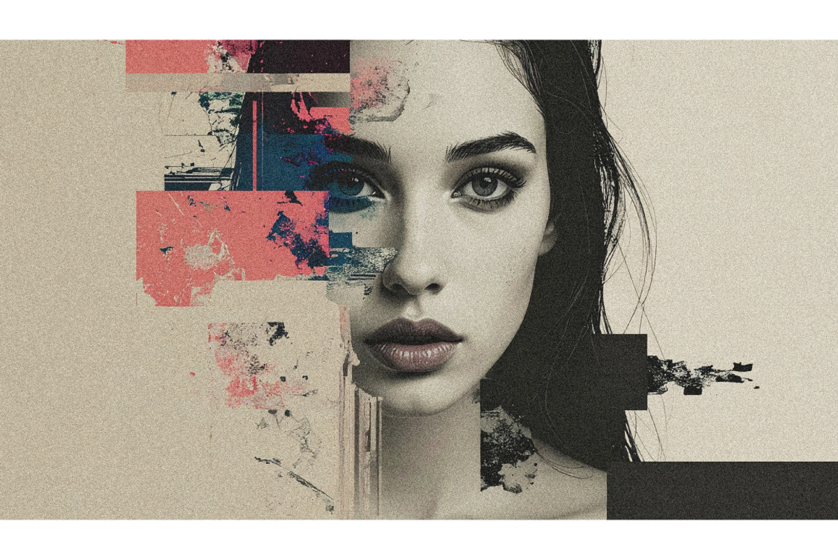 Beautiful Noise 2 Abstract Collages, a Texture Illustration by Offset (Photo 12 of 21)