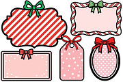 Christmas Coquette Wall Art Frame Bu, an Illustration by Daily.Designs (Thumbnail 2 of 4)
