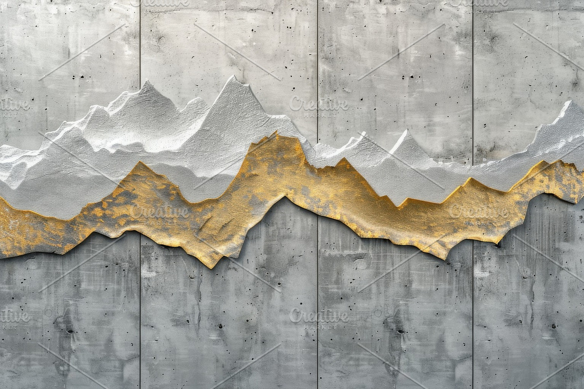 27 Landscapes on a concrete wall, an Arts & Entertainment Photo by Handmadefont (Photo 24 of 28)