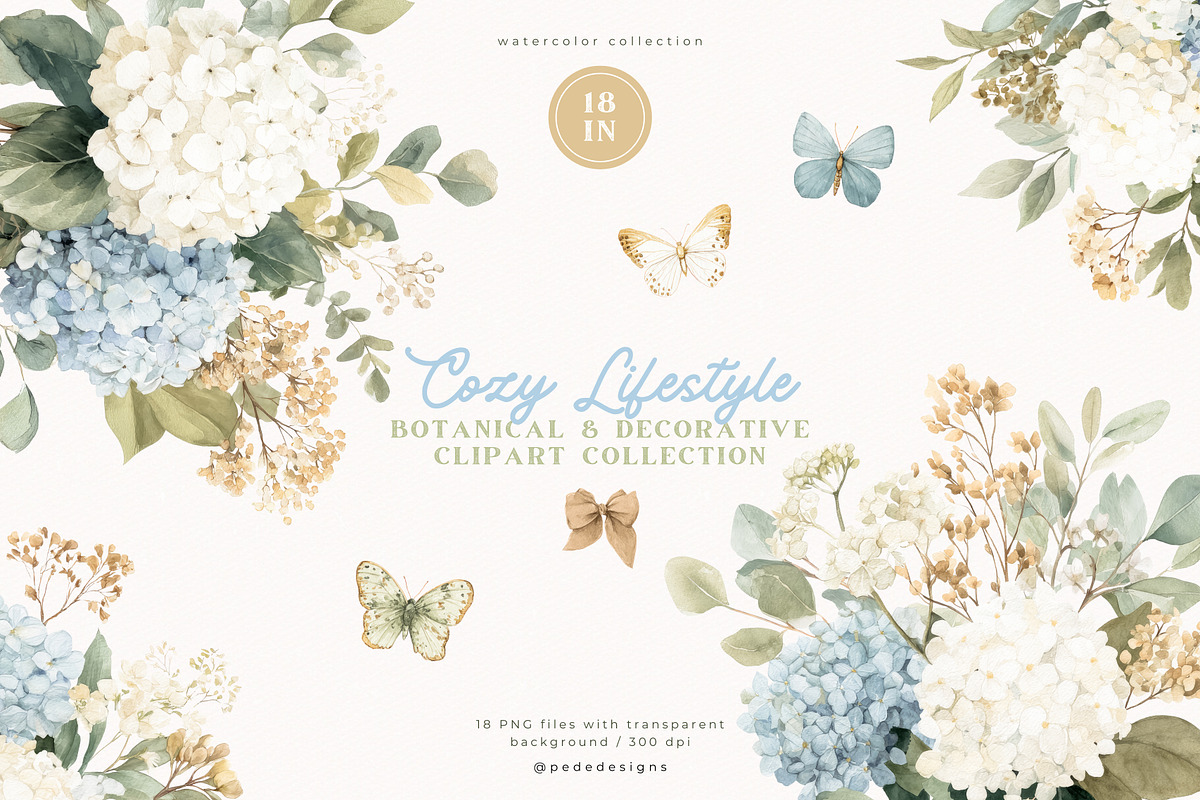 Cozy Lifestyle Collection, a Decorative Illustration by PeDe Designs (Photo 11 of 19)