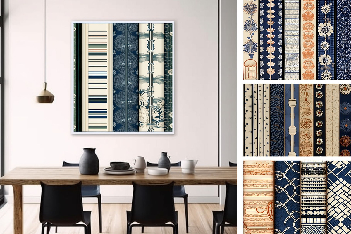 27 seamless Japan vintage pattern, a Pattern Graphic by ARTOZEN DIGITAL (Photo 6 of 15)