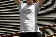 T-shirt Mockups Urban Edition, a Shirt Mockup by Fields (Thumbnail 12 of 25)